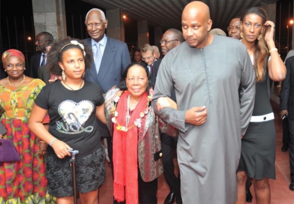 La famille Diouf avec Abdou, Elizabeth Habib, Yacine et Cie.