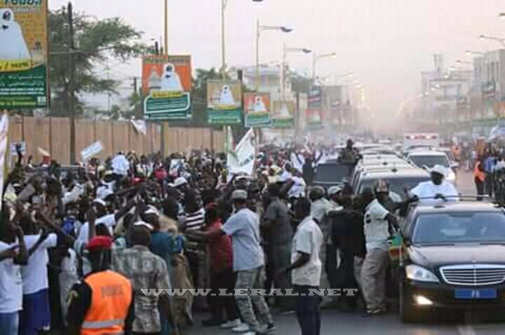 PHOTOS- Accueil populaire du président de la République, S.E.M Macky Sall dans la ville sainte de Touba