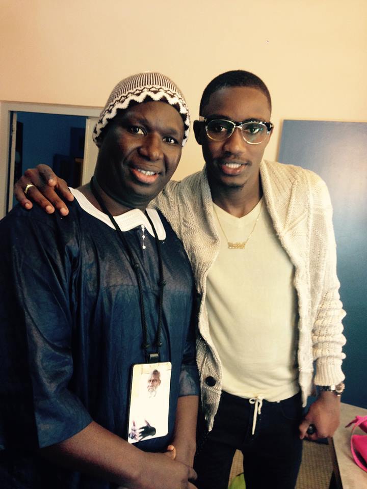 (05) Photos: Wally Seck et Salam Diallo dans les coulisses de l'émission "Buzz BI"  de la 2stv