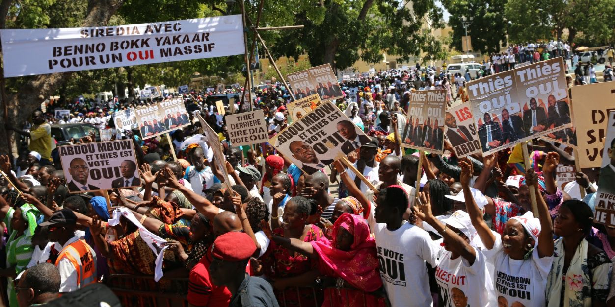 Démonstration de force de Macky Sall à Thiès – Les images du déferlement populaire 