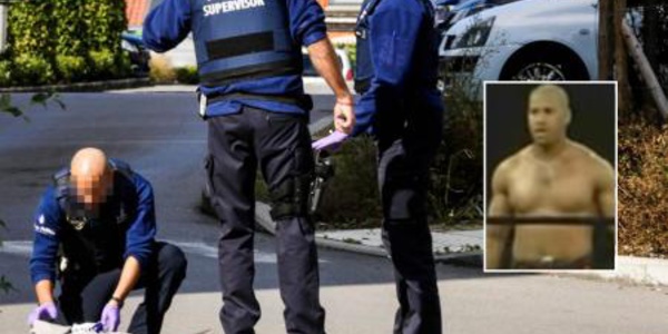 Image result for Hicham Diop, kick-boxeur et ex-militaire, attaque des policiers en rue à Schaerbeek (Belgique) et tente de s'emparer de l'arme de l'un des agents