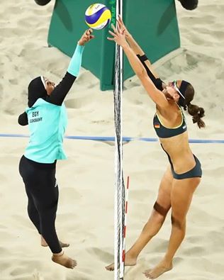 JO Rio 2016 : Cette photo de beach-volley fait le tour du monde