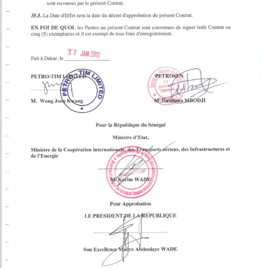 Confidentiel : Leral.net vous sert en exclusivité l’intégralité des contrats pétroliers signés par le Sénégal