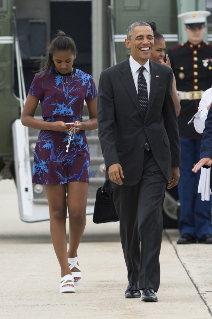 Sasha Obama au coeur d'un scandale.