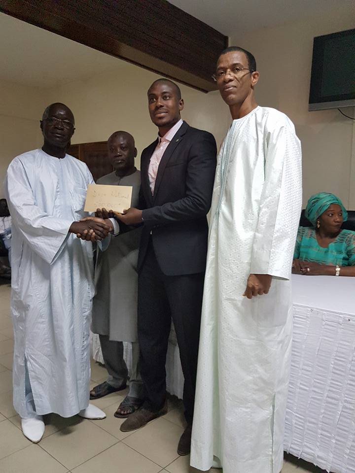 Cérémonie de remise de subventions aux 5 Asc de la commune de Dakar Plateau, sous la présence effective du maire Alioune Ndoye