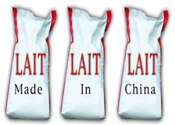 PRODUITS LAITIERS - Importations de Chine : On boit la tasse