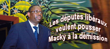 S'étant fourvoyés avec la loi Sada Ndiaye : Les députés libéraux veulent pousser Macky à la démission