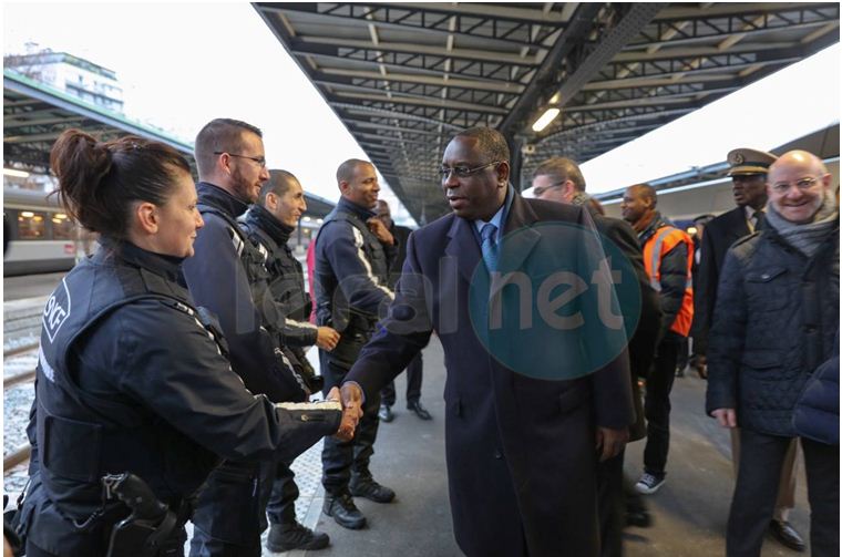 Photos: visite du président Macky Sall à Strasbourg de l'entreprise Alstom, constructeur du TER