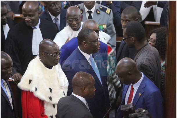 Photos: le président Macky Sall a présidé ce jeudi 26 janvier l’audience solennelle de rentrée des Cours et Tribunaux à la Cour suprême