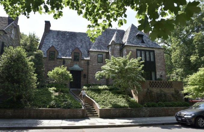 La nouvelle demeure de Barack Obama dans le quartier cossu de Kalorama, à Washington, le 26 mai 2016