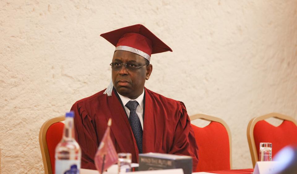 Le Président Macky Sall, Docteur Honoris Causa de la Genève School of Diplomacy & International Relations