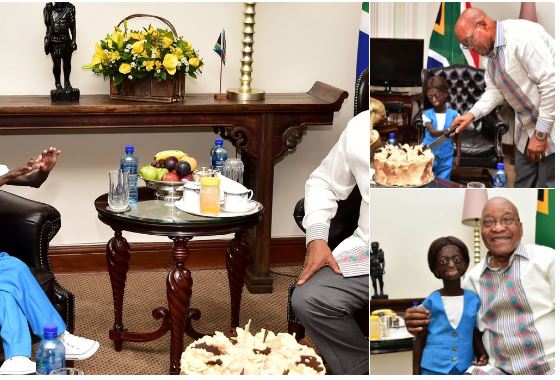 Afrique du Sud: le président Zuma surprend Ontlametse Phalatse le jour de son anniversaire