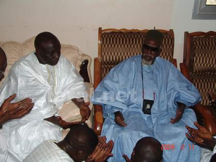 [Exclusif Web] Photo - Vidéo : Discours du Khalif Général des mourides lors de la visite de Idrissa Seck