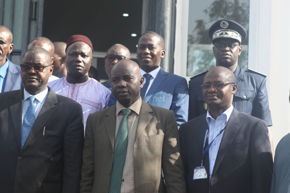 Rencontre entre le Dr Cheikh Kanté directeur général du port autonome de Dakar  et Maître Baber Gano ministre Malien des transports