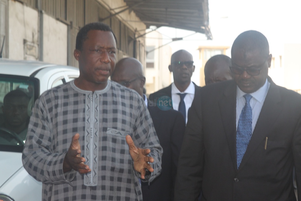 Rencontre entre le Dr Cheikh Kanté directeur général du port autonome de Dakar  et Maître Baber Gano ministre Malien des transports