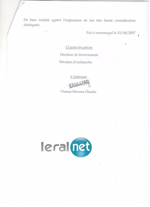 Enquête - Moussa Bocar Thiam, un «hors la loi » : Le maire de Ourossogui vire un agent et refuse de répondre à la convocation de l’Inspection du travail