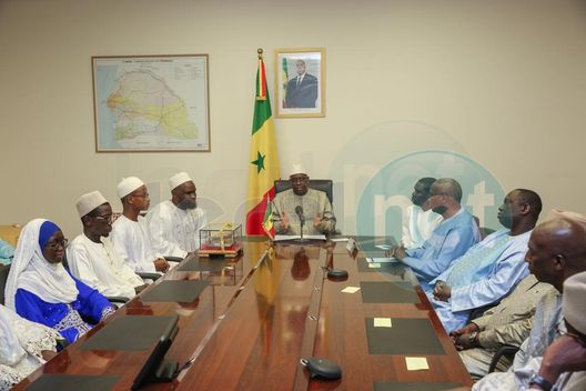 Les lauréats du concours international de récitations du Coran en quelques clichés au palais, le temps d'un Ndogou!!!