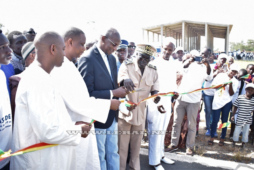 Photos-Tivaouane Peulh : Inauguration d'une station de traitement des boues de vidange par le Directeur général de l'ONAS