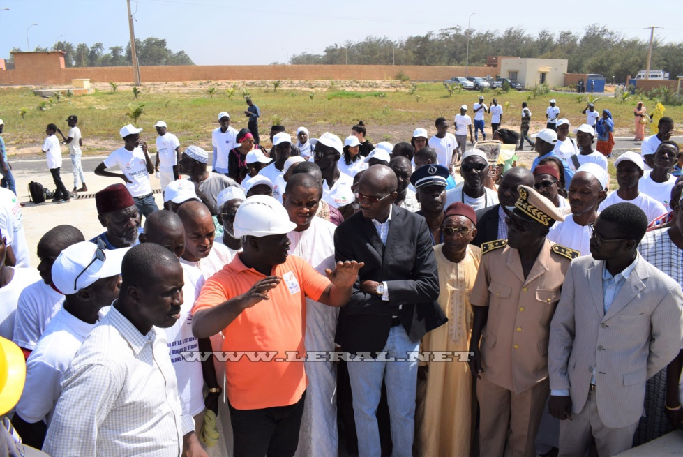 Photos-Tivaouane Peulh : Inauguration d'une station de traitement des boues de vidange par le Directeur général de l'ONAS