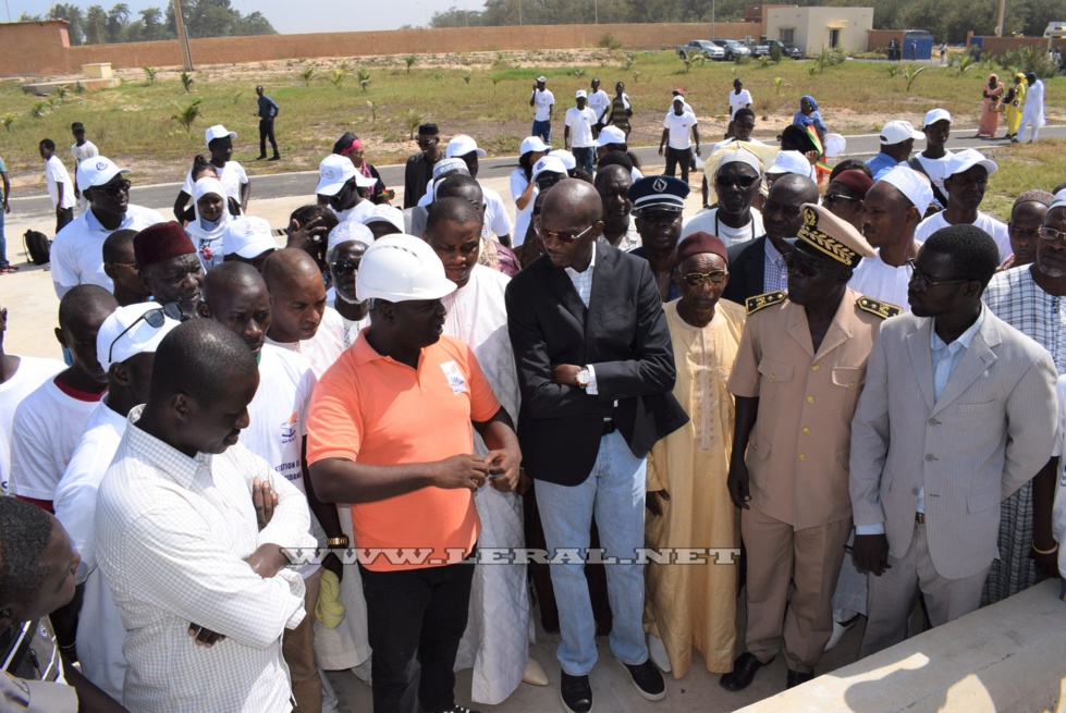 Photos-Tivaouane Peulh : Inauguration d'une station de traitement des boues de vidange par le Directeur général de l'ONAS