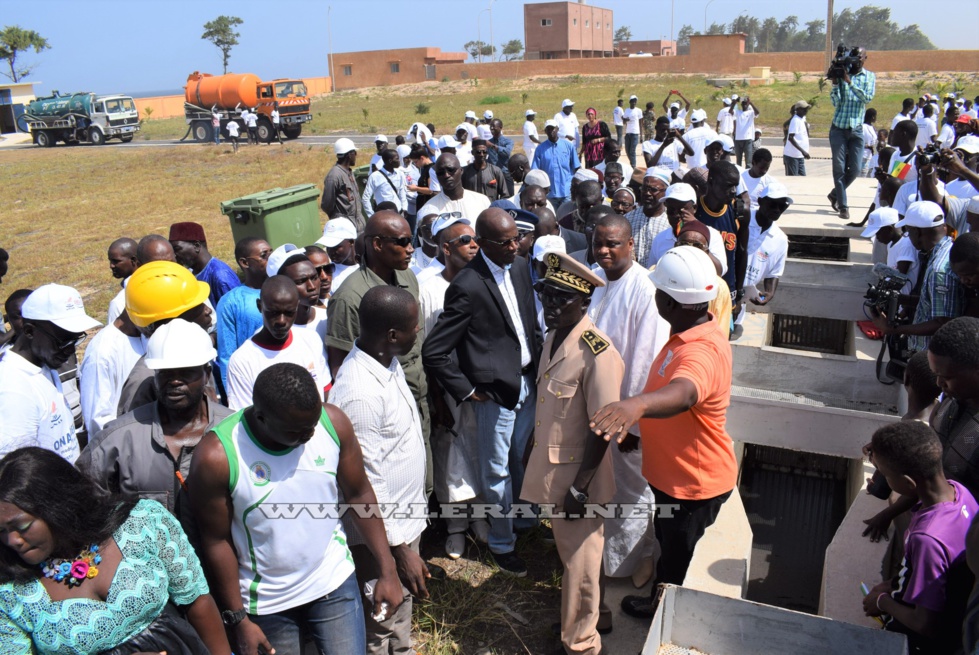 Photos-Tivaouane Peulh : Inauguration d'une station de traitement des boues de vidange par le Directeur général de l'ONAS