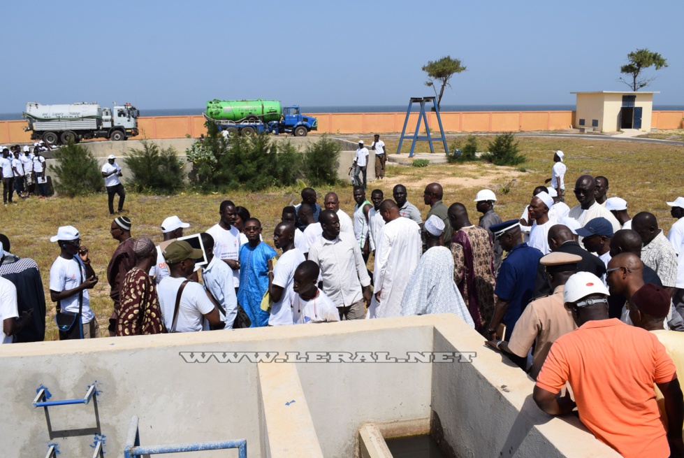 Photos-Tivaouane Peulh : Inauguration d'une station de traitement des boues de vidange par le Directeur général de l'ONAS