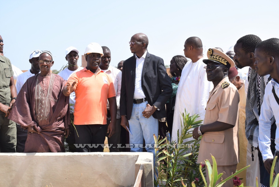 Photos-Tivaouane Peulh : Inauguration d'une station de traitement des boues de vidange par le Directeur général de l'ONAS