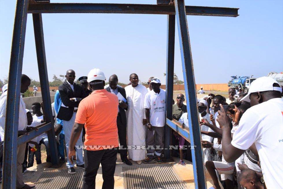 Photos-Tivaouane Peulh : Inauguration d'une station de traitement des boues de vidange par le Directeur général de l'ONAS