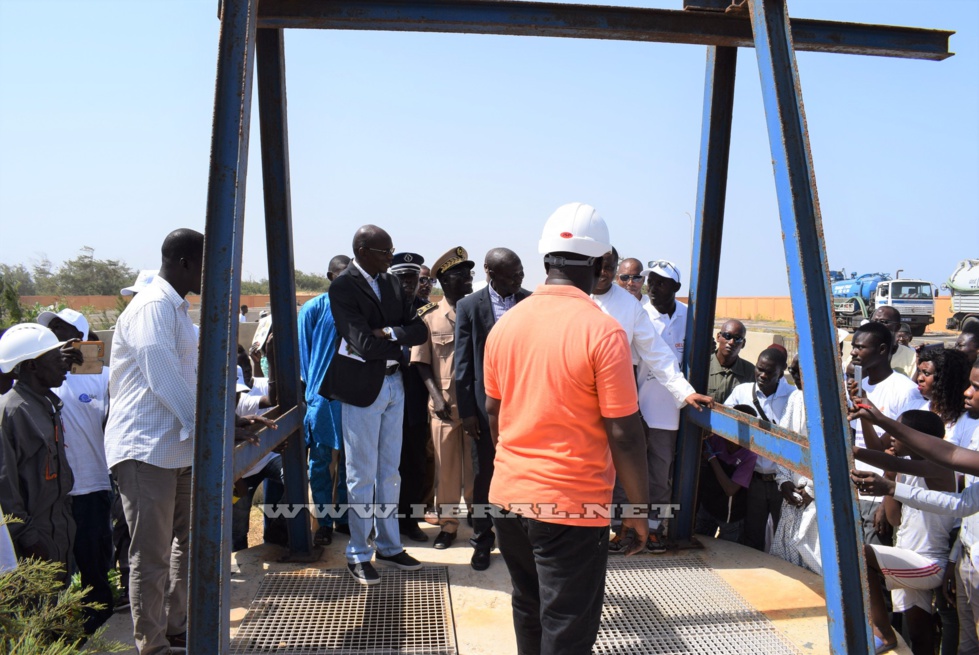 Photos-Tivaouane Peulh : Inauguration d'une station de traitement des boues de vidange par le Directeur général de l'ONAS