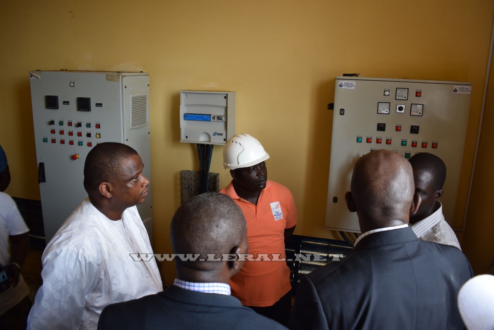 Photos-Tivaouane Peulh : Inauguration d'une station de traitement des boues de vidange par le Directeur général de l'ONAS