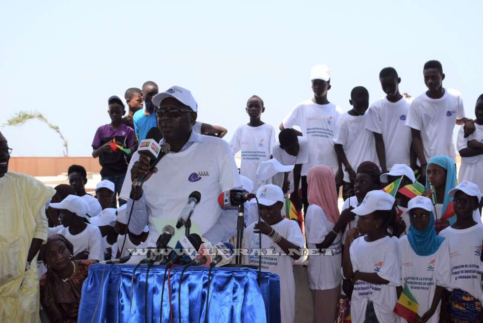 Photos-Tivaouane Peulh : Inauguration d'une station de traitement des boues de vidange par le Directeur général de l'ONAS