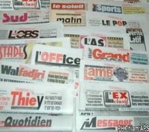 Diversité de titres à la une des quotidiens