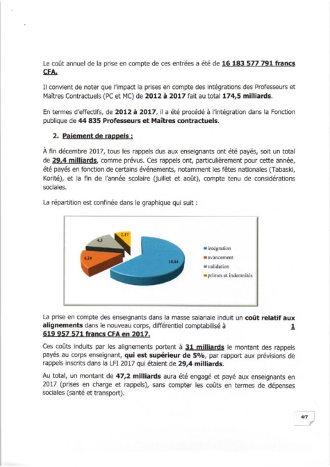 EXCLUSIF Mise en oeuvre des accords avec les enseignants : la vérité par les chiffres de 2015 à 2018  