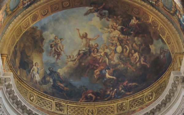 La Résurrection du Christ, par Charles de La Fosse. Chapelle-Royale du château de Versailles. Château de Versailles, JM Manaï