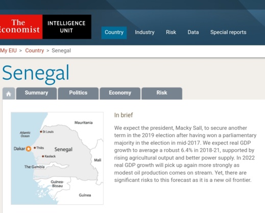 Selon The Economist Intelligence Unit, Macky Sall aura un 2nd mandat