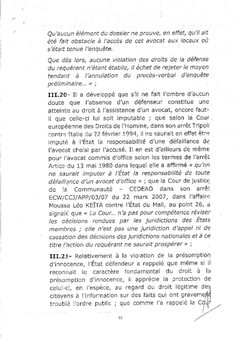  L'arrêt de la Cour de justice de la Cedeao sur l'affaire Khalifa Sall (PART 2)