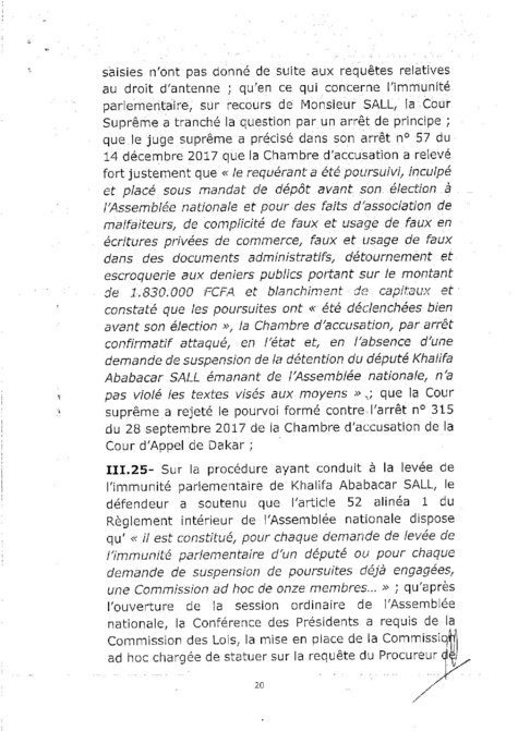  L'arrêt de la Cour de justice de la Cedeao sur l'affaire Khalifa Sall (PART 2)