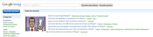 Google lance ‘’Baraza’’, un nouveau site de recherche