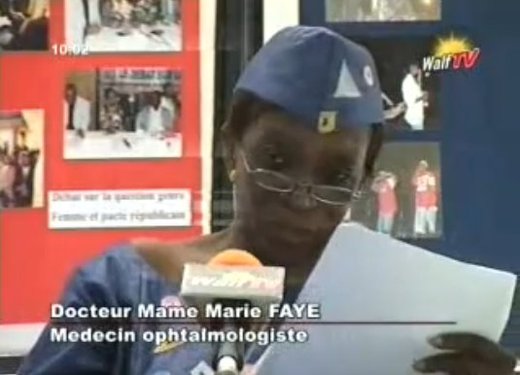 Le Dr Mame Marie Faye inculpé