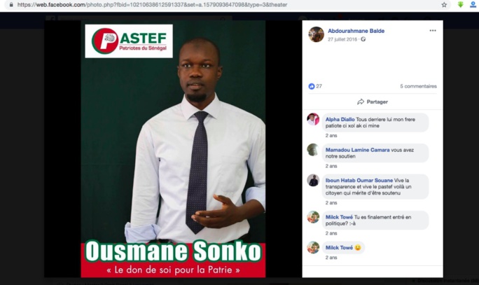 Voici le facebook de Abdourahmane Baldé Juriste-Fiscaliste, à AB Partners - SAS