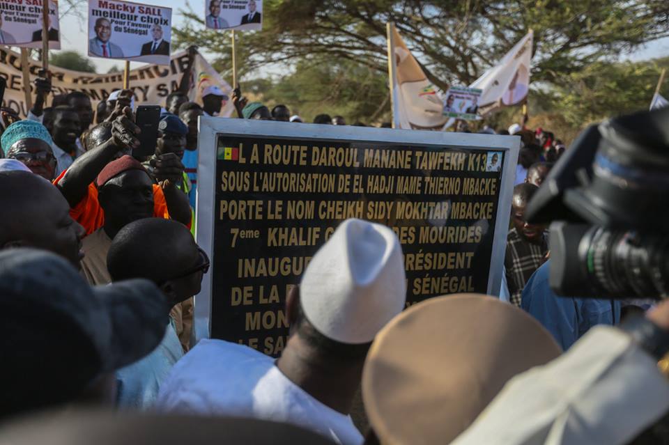 Photos : La route Serigne Sidy Mokhtar Mbacké Darou Mousty- Touba Rouf - Darou Marnane inaugurée