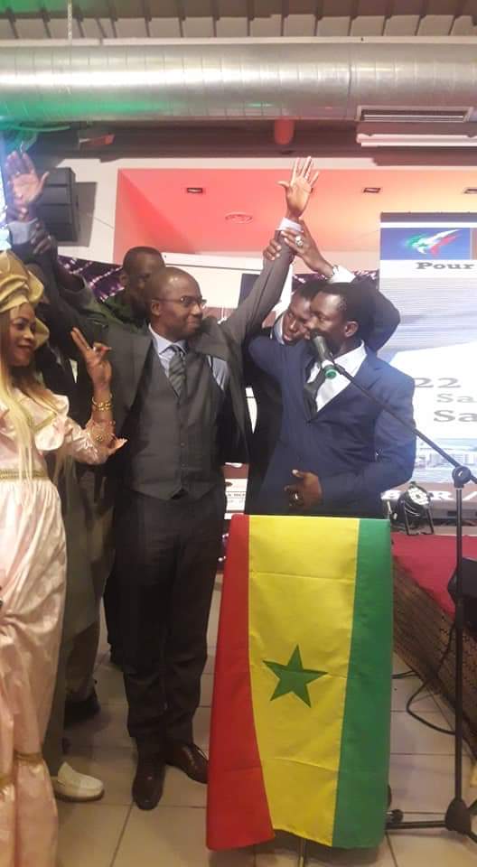 Photos : le Directeur des Sénégalais de l'Extérieur Sory Kaba au meeting de San Remo en Italie