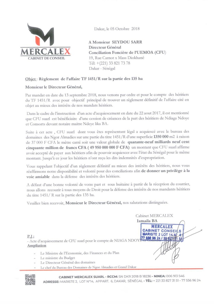 Scandale de 94 milliards FCFA : Un enregistrement dévastateur de la «réunion de travail» entre Ousmane Sonko et les héritiers du TF1451R