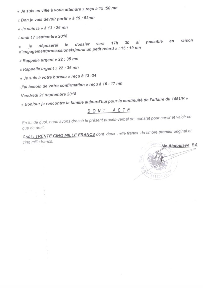 Scandale de 94 milliards FCFA : Un enregistrement dévastateur de la «réunion de travail» entre Ousmane Sonko et les héritiers du TF1451R