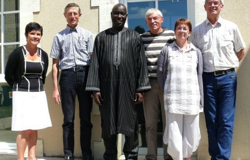 Papa Samba Mbodji est venu susciter la solidarité du monde agricole. Photo CL