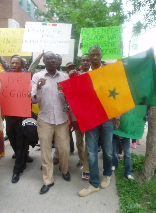 PHOTOS-Marche des Sénégalais à Montréal au Canada