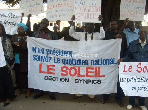 SSPP « Le Soleil » : Les travailleurs exigent un audit des 2 milliards accordés par l’Etat du Sénégal