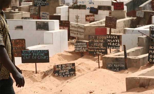 Insolite au cimetière de Dangou à Rufisque: Une jambe amputée a été retrouvée