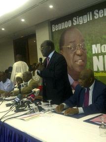 CONFERENCE DE PRESSE DU CANDIDAT DE BENNOO SIGGIL SENEGAAL : Les 12 engagements de Niasse