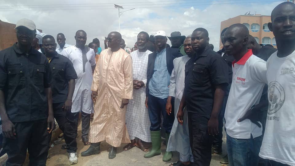 Inondations: Modou Ndiaye Rahma tance certains leaders politiques kaolackois. (Images)